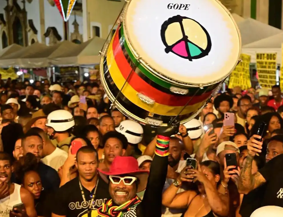 Imagem de Olodum mistura batuque e  forró no São João do Pelourinho