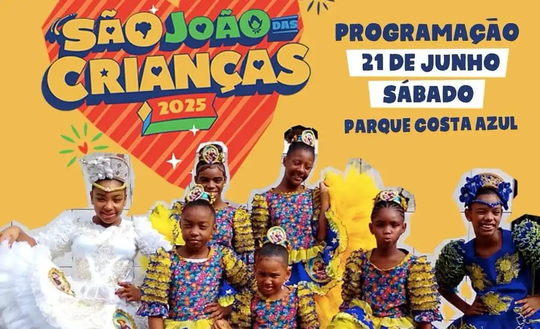 Imagem de São João das Crianças promove programação infantil no Parque Costa Azul