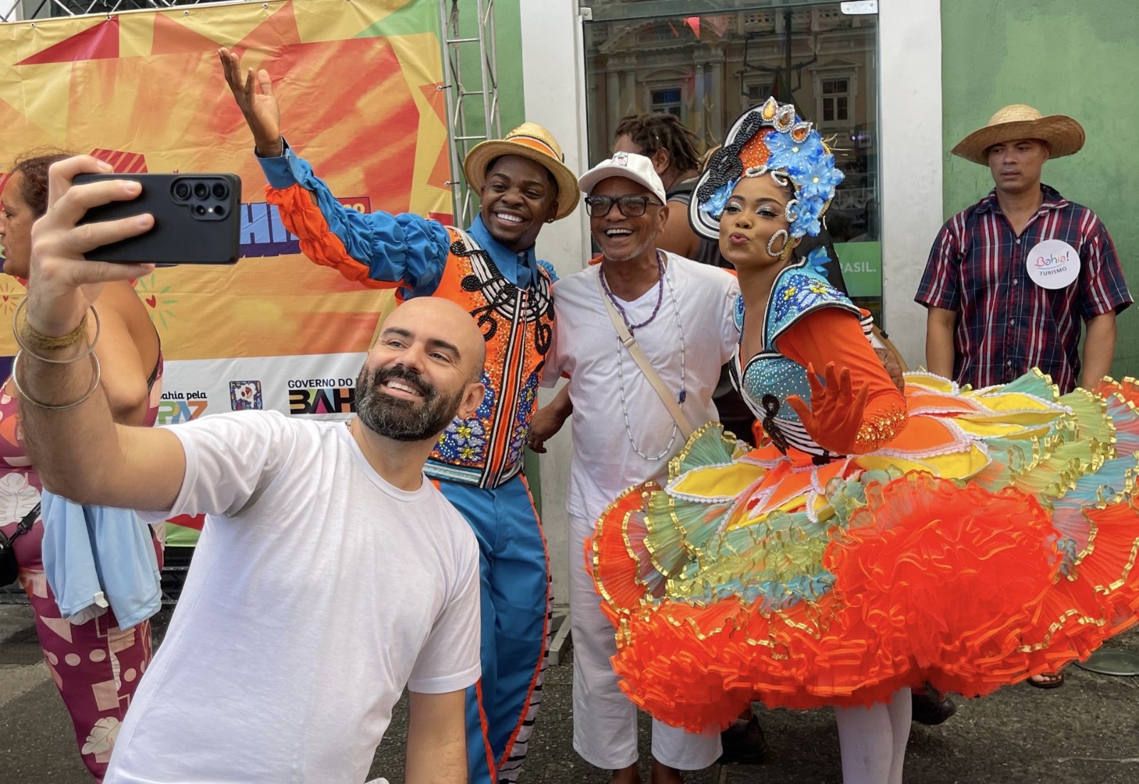 Imagem de Atendimento aos turistas no São João do Pelourinho tem ação especial da Setur-BA