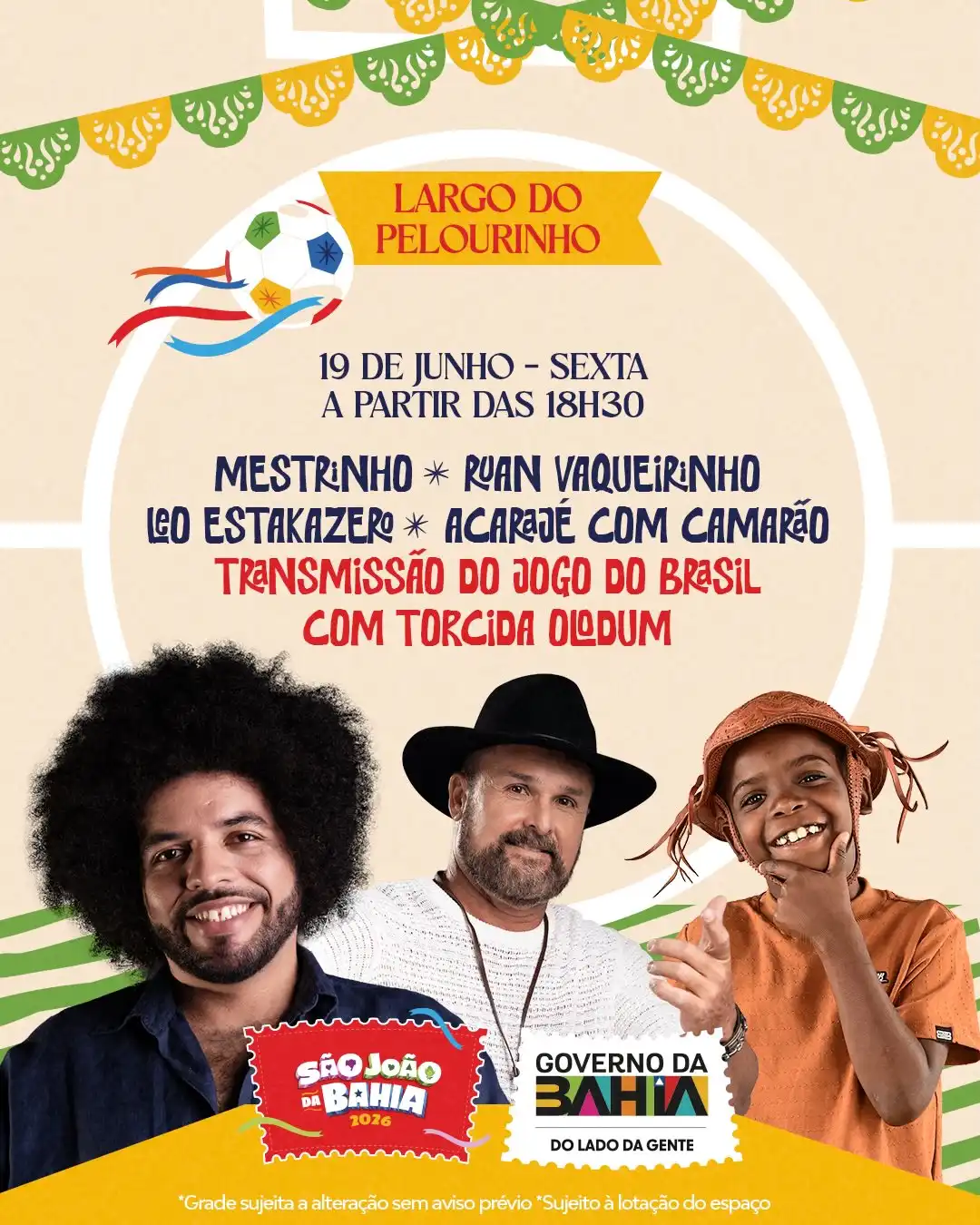 Imagem de São João em Salvador: confira programação desta sexta-feira (19)