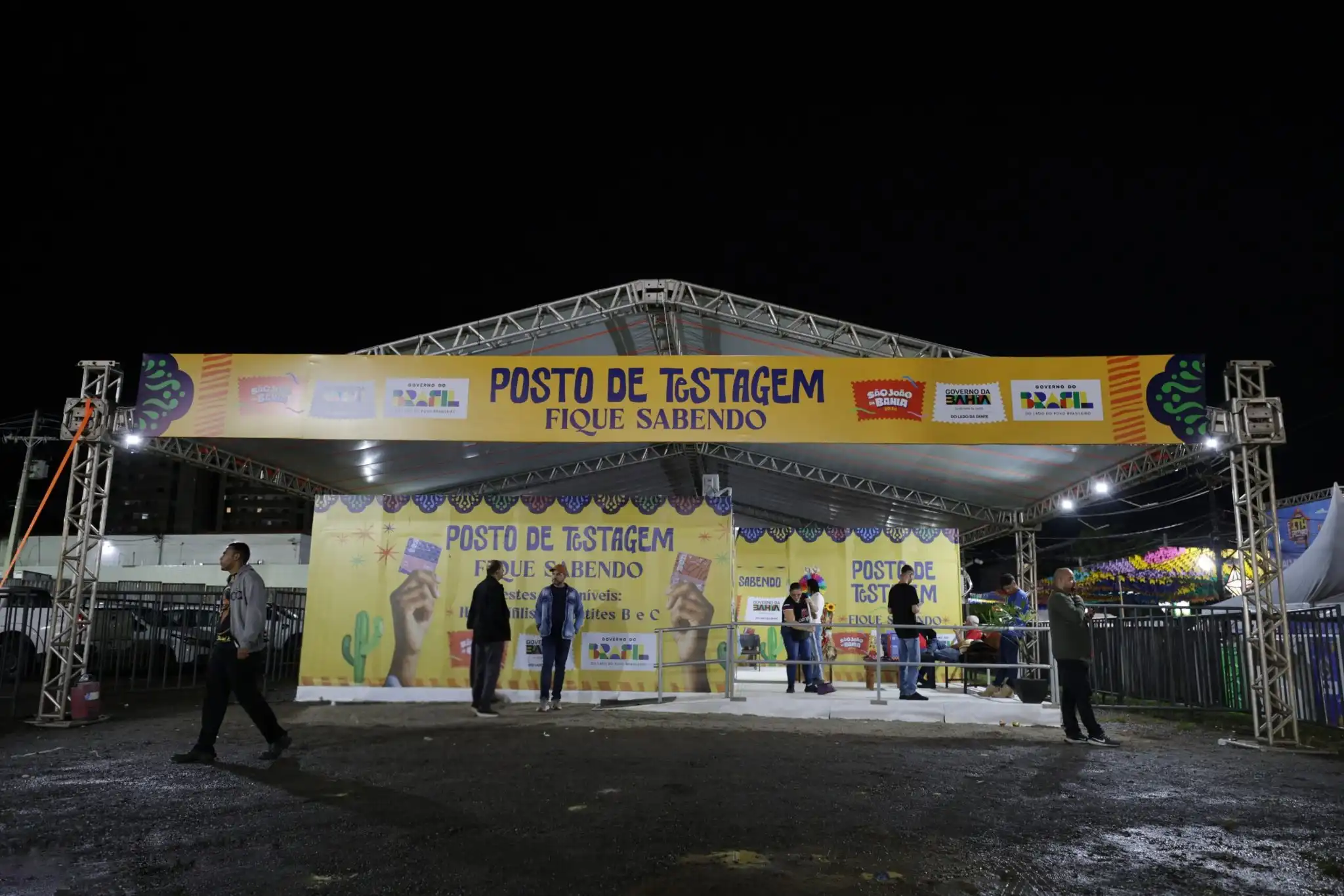 Imagem de No Itapedro, Sesab continua com ações de prevenção de ISTs nos festejos juninos