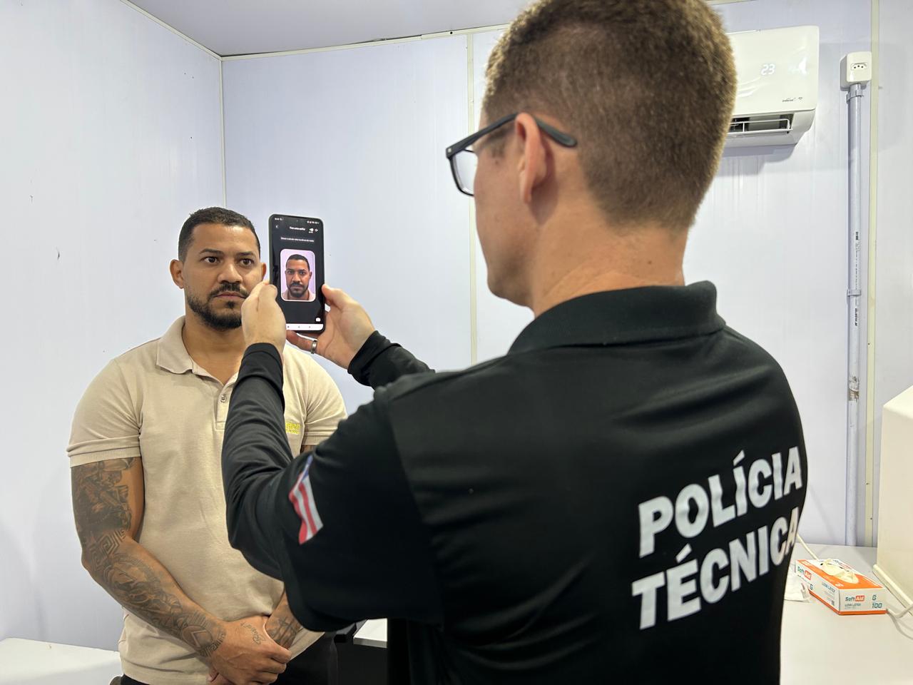 Imagem de DPT utiliza sistema portátil de identificação multibiométrica durante São João de Jequié